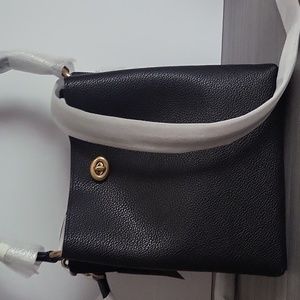 Coach Black Top Handle w/Strap Handbag.
